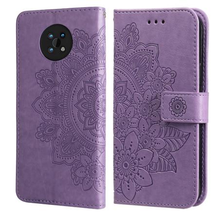 Blommor Präglad Pu- Case För Nokia G50