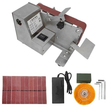 180W Liten Båndsliper Båndsliper 7 Hastigheter Justerbar Husholdning