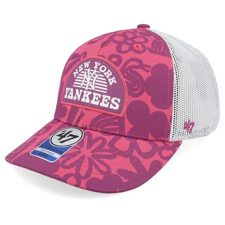 47 Brand - Rosado trucker Gorra - Kids New York Yankees MLB 47 Berry Trucker @ Hatstore