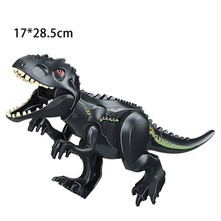 Dinosauriefigurer Indominus T Rex Blockleksaker Stora Dinosaurieblock, Barnkalas1 Db