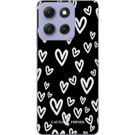 Yhteensopiva Puhelinkuori Motorola Motorola Moto G86 Cactus and Friends - Handdrawn Love Chaos