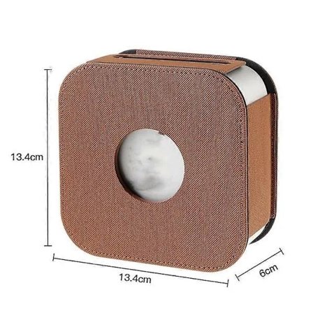 Protective Leather Case for Computer Host, Accessories for Mac Mini 2024 / M4 Brown