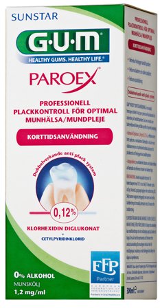 Gum Paroex 0,12 % munnskyll 300 ml