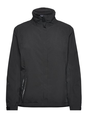 Lds Links Stretch Rainjacket Outerwear Sport Jackets Svart Abacus*Betinget Tilbud