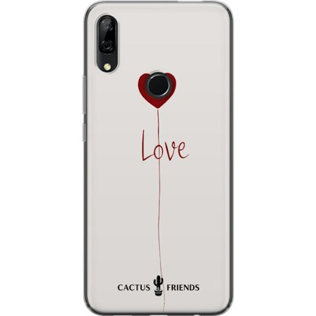 Yhteensopiva Puhelinkuori Huawei Huawei P Smart Z Cactus and Friends - Love Balloon Minimal