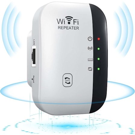 WiFi Repeater 300 Mbps WLAN Booster 2,4 GHz - WiFi Signalforlengelse