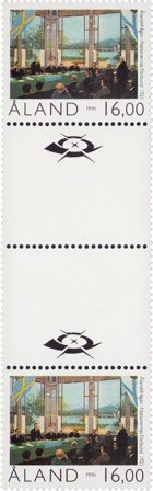 Åland - MICHEL 53 - Postfrisk gutterpair