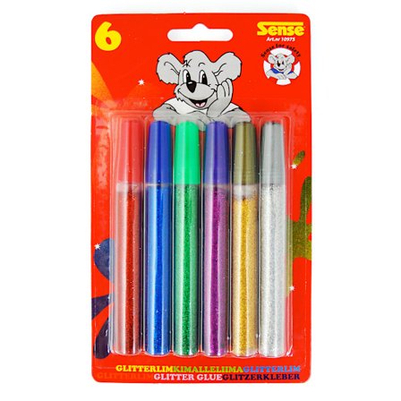 Sense Glitterlim 6-pack