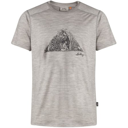 Lundhags Men's Fika Merino Light Tee Men short-sleeved sweaters Grey S