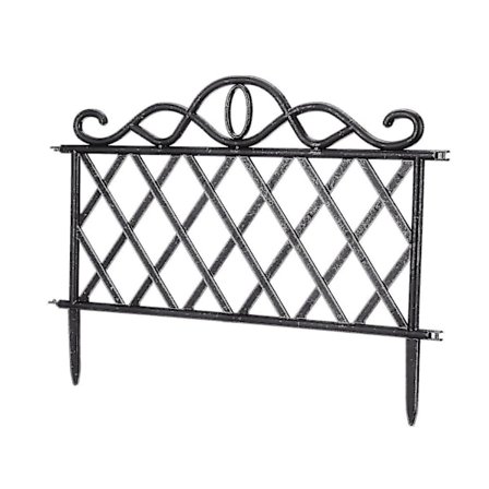 Rustfri havehegn PP smedejerns gelændere dekorativ hegn gårdsplads dekoration