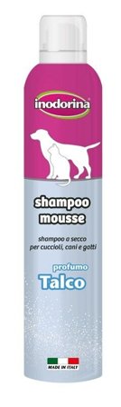 Inodorina Shampoo Mousse Per Animali Talco 300ml