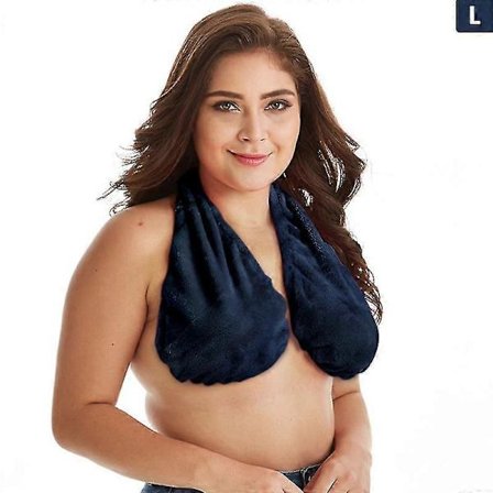 Handduks-BH Badhandduk Hängande Nacke Omlindad BH Stor Byst Hängande Nackhandduks-BH