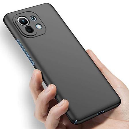 Stilig NKOBEE silikondeksel - Xiaomi Mi 11 Lite Svart