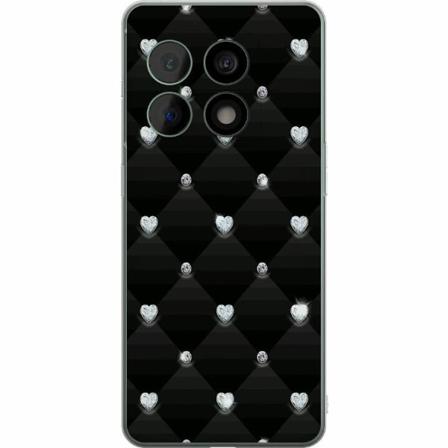 Oneplus 10 Pro Genomskinligt Skal Bling Heart