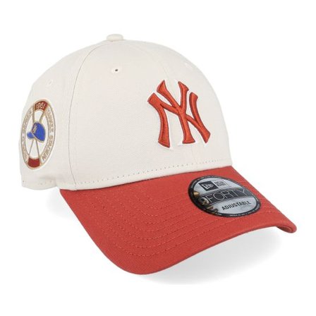 New Era - MLB Beige adjustable Keps - New York Yankees World Series 9FORTY Stone/Indigo Adjustable @ Hatstore