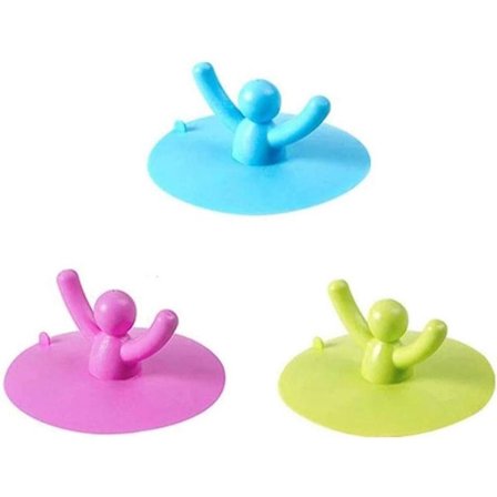 Vaskprop Universal - Silikone Badekar Afløbsprop Dækning - Badekarsprop m/ H&