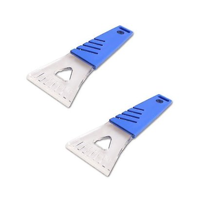 Auton jääkaavin Clear Blade - Tuulilasin ja ikkunoiden lumesta ja jäästä puhdistus - Talvipuhdistustyökalu kuorma-autoille (sininen) (2 kpl)