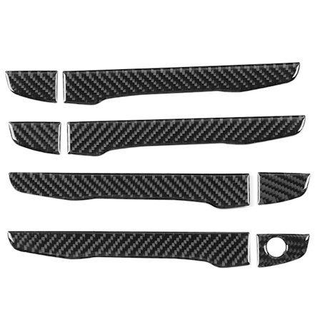 8 kpl pehmeää hiilikuituista ulko-ovenkahvan suojatarviketta Honda CR V 2016 2019 -malleihin