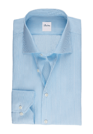 Stenströms Smalrandig Twillskjorta Skjortor Herr Blå 40