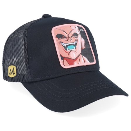 Capslab - Black trucker Czapka Z Daszkiem - Kids Dragon Ball Z Majin Buu Black Trucker @ Hatstore
