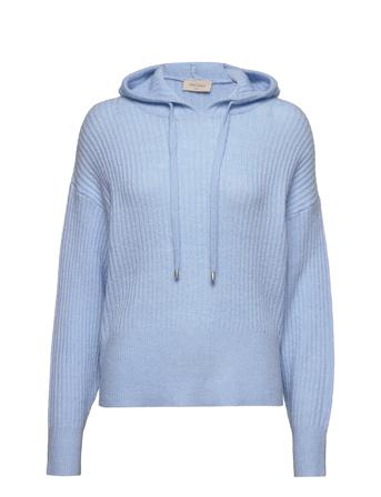 Fqrinnie-Pu-Rib Pullover Blå FREE/QUENT