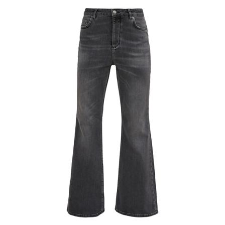 Comma, Flared Jeans Grijs, Dames, Maat:M