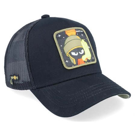 Capslab - Black - trucker - Cap - Looney Tunes Marvin the Martian Black/Black Trucker - Hatstore