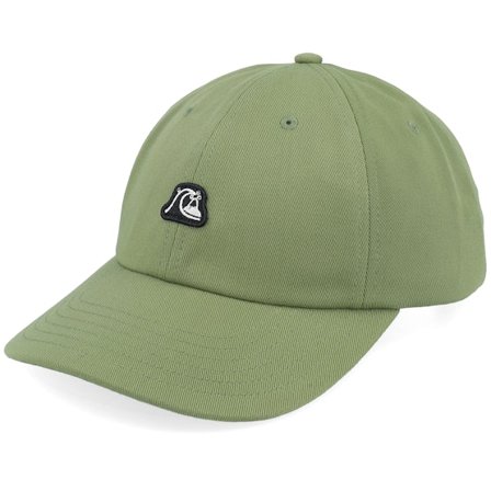 Quiksilver - Verde unconstructed Gorra - Pierdrop Cap Loden Green Dad Cap @ Hatstore