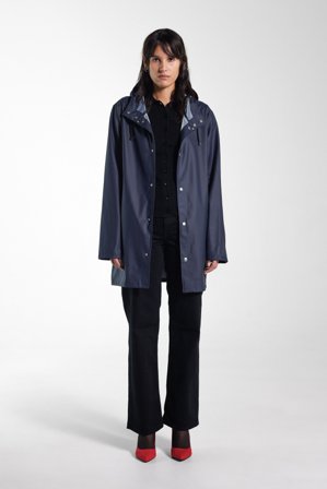 Stockholm Lightweight Raincoat Navy