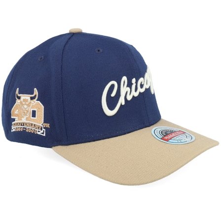 Mitchell & Ness - NBA Ble adjustable Czapka Z Daszkiem - Chicago Bulls Sand Storm Classic Red Navy/Sand Adjustable @ Hatstore