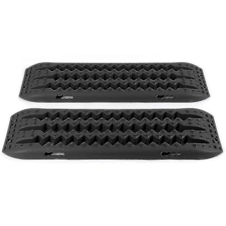 2 stk. Gjenopprettingsspor Sandtrekk Snø Off Road Dekkstige 4wd 10t (svart)