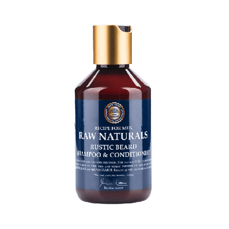 RAW Naturals Rustic Beard Shampoo & Conditioner Rakning Herr ONESIZE