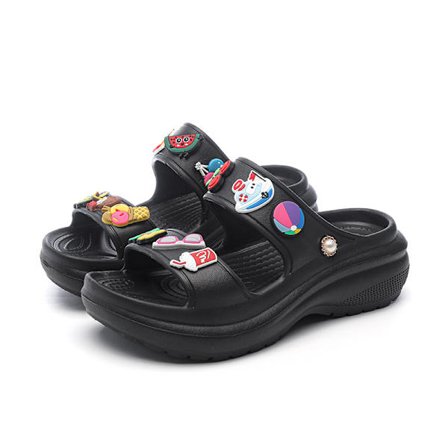 Damtofflor Dekor Plattform Slingback Strand Sandaler