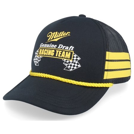 American Needle - Black - trucker - Cap - Miller Genuine Draft Talladega Black Trucker - Hatstore