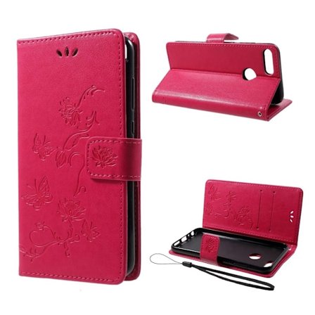 Huawei Honor 9 Lite painokuvioitu suojakotelo - Punainen