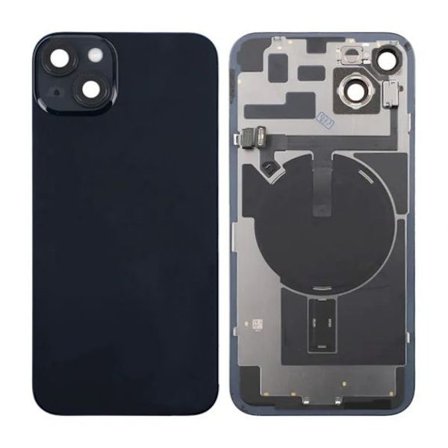 iPhone 14 Plus Baksida Glas med lins samt tejp - Svart