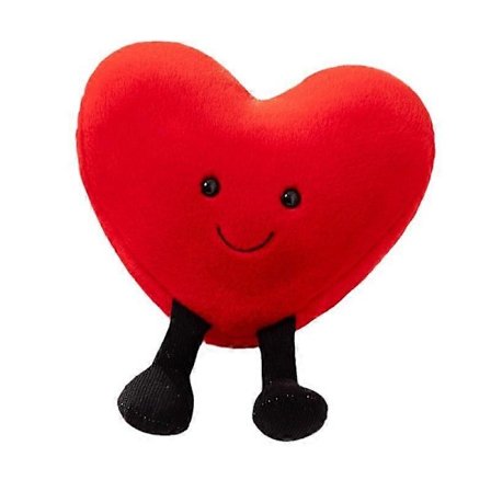 Söpö sydämenmuotoinen tyyny, punainen sydämenmuotoinen tyyny, vaaleanpunainen sydämenmuotoinen tyyny, pehmeä pörröinen tyyny, sopiva rakkauskoriste 