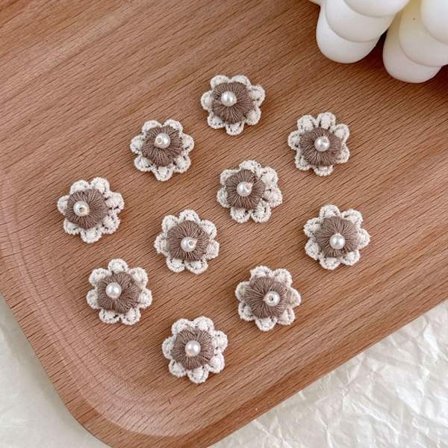 20 st/lot Broderiklistermärke för små blommor 3 3