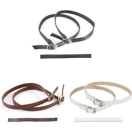 Par høye hæler med avtakbare lisser og hælremmer