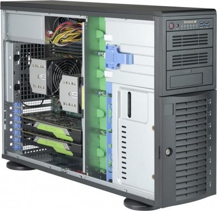 SUPERMICRO Black 4U Tower SC743AC SQ