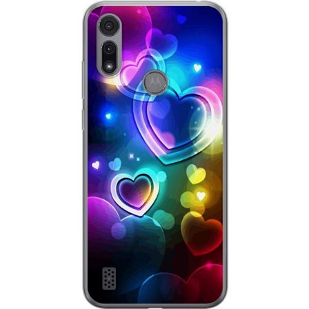 Yhteensopiva Puhelinkuori Motorola Motorola Moto E6i NeonRakkaus