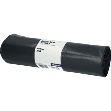 SØPPELSEKK MILJØ 60L GRÅ