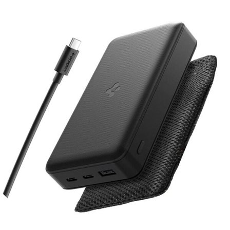 Spigen EA3030 30000mAh 30W Power Bank - Sort