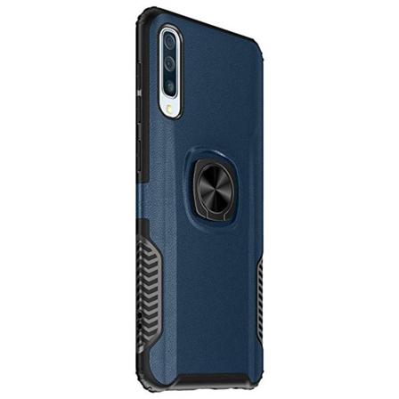 Samsung Galaxy A70 - Cover med ringholder Blå