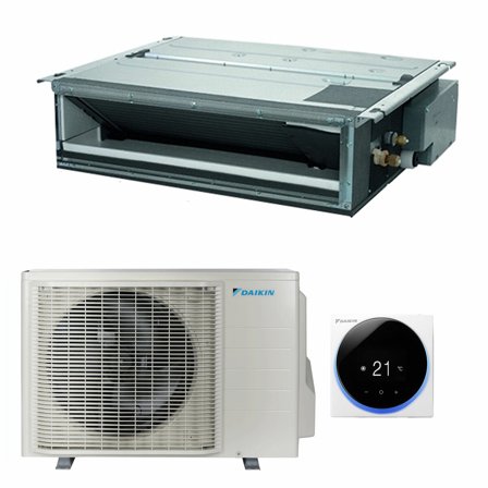 Condizionatore Daikin canalizzabile Mini Sky FDXM-F9 12000 BTU inverter A R32 con comando a muro