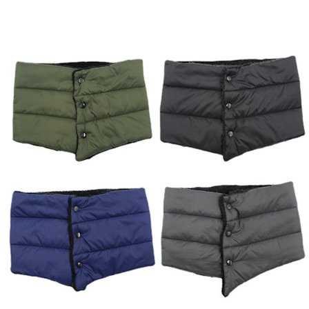 4 stk. Vinterhalsvarmere til mænd og kvinder, fleeceforede halsvarmere, blødt vintertørklæde til koldt vejr, udendørs sport og skiløb