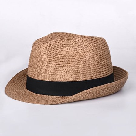 Foldbar stråhat til mænd og kvinder tynd flet sommer solhat