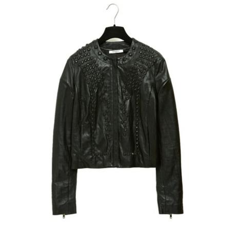 Givenchy Pre-owned, Leather Jacket Zwart, Dames, Maat:S,leer