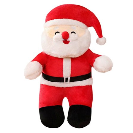 25-50 cm Juleplys Fyldt Julemand Dukke Legetøj Blød Dyr Tegneserie Pude Hynde Dejlig Børne Fødselsdagsgave Hjem runde øjne (FMY)25cm