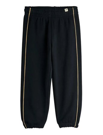 Mini Rodini Plain Piping Sweatpants - Black - 92/98